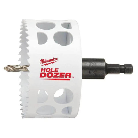 Bi Metal Hole Saw 3-1/2 Inch For Fast Cutting With Ice Hardened Matrix II Teeth Radiused Back Less Stress Positive Rake