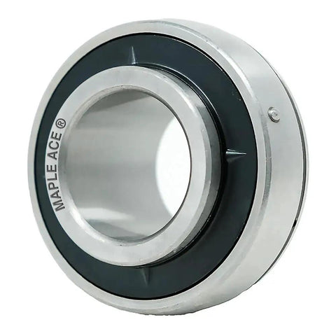 Heavy-Duty Insert Bearing With 1 Inch Bore And Spherical OD For High Speed, Low Noise, Less Vibration, And Long-Life Performance, Includes Set Screws