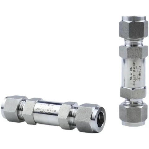 304 Stainless Steel Fire Rated Insulated Valve And Compression Fitting For Gas Lines 1/8 To 1 Inch And 3-32mm Tube