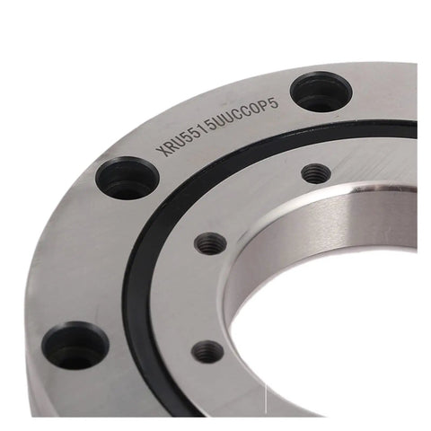 Close-up of Beefed-Up Crossed Roller Bearing One Piece Small Slewing Bearing for heavy-duty load and high-speed precision
