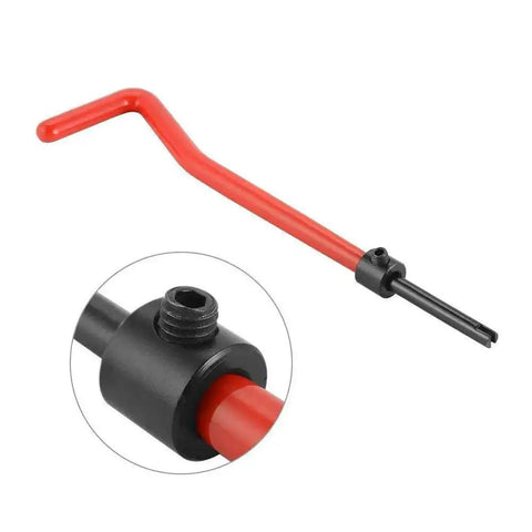 Installation tool from 30 Piece Metric Thread Repair Kit With Threaded Inserts And Installation Tool For M3 M4 M7 M9 M11 Helicoil Style Coils