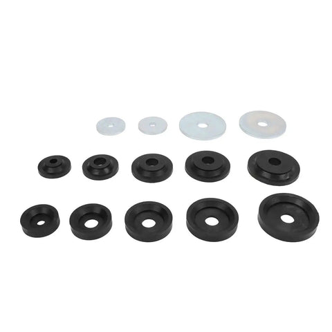 Carbon Steel Sheet Metal Hole Dimple Dies Set With Backing Discs For Harbor Hydraulic Punch Driver, various sizes shown