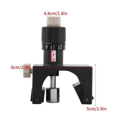 Magnetic Planer Blade Setting Jig Kit With Two Gauges And Wooden Storage Box For Precise Knife Setup In Woodworking Projects