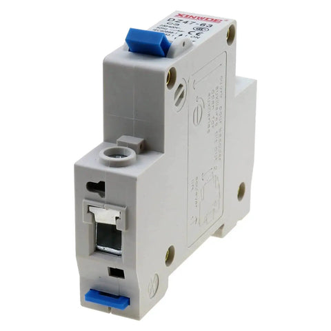 One Pole 230/400V Low Voltage Miniature Circuit Breaker 3A Din Rail Mount DZ47-63 C3 DIY Friendly Panel Upgrades