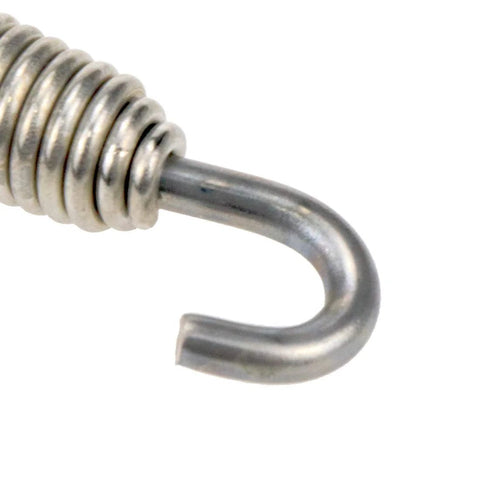 AUTUT motorcycle exhaust muffler spring, stainless steel, 58mm total length, curved hook end, pack of 4