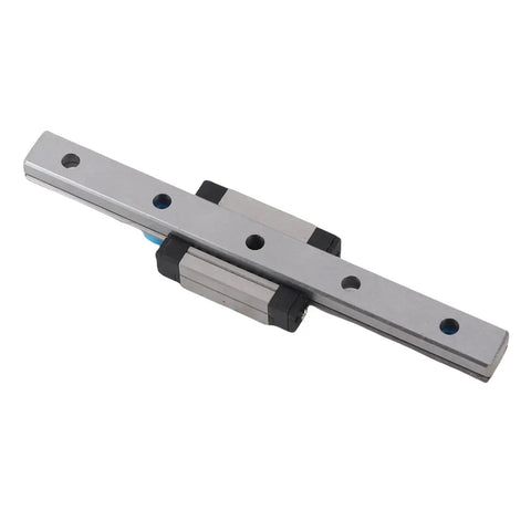 LML9B Miniature Linear Guide Rail 9mm Width with Slide Block, Compact Linear Motion Rail, 4-Point Contact Design, Lubrication System