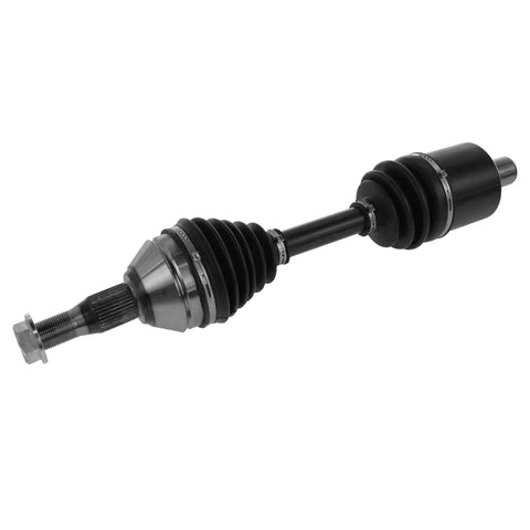 Front CV Axle Assemblies And Wheel Bearing Hub Kit 4 Piece Replacement For Buick Park Avenue 1997 2004 close-up of CV axle