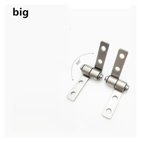 Adjustable Door Closing Hinges Set 1 Pair With 360 Degree Rotation Friction Positioning And Damping For Quiet Soft Close Door Action