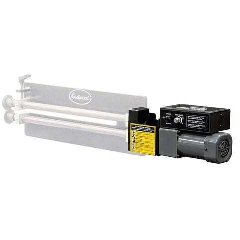 Budget-Friendly 19 Inch Metal Bead Roller With Power Drive System And Dies For One-Person Operation showing electric motor and controls