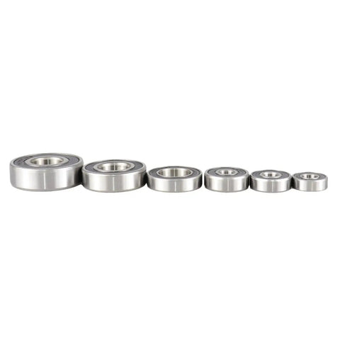 Ball Bearings Kit With ABEC-5 Precision And Low Noise Sealed Bearings For High Speed Machinery Including 6203-2RS 6003-2RS arranged in size order