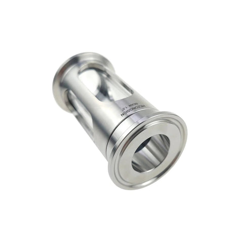 HEZONGSION 1.5-inch tri-clamp mini sight glass, SS304 stainless steel with EPDM seal, 3.5-inch length, 25 mm ID