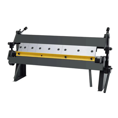 Beefy 24 Inch Sheet Metal Bender With 0-135 Degree Pan And Box Bend, Hand Brake With Comfortable Handles And Screw Rod, Removable Fingers