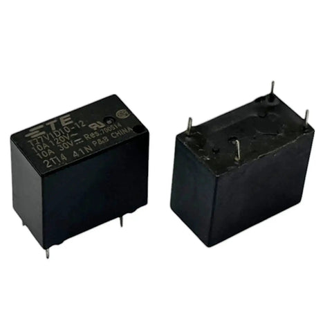 Four Pack General Purpose Relay Set 12V DC 10A SPST 4 Pin High Power Relay For DIY Projects Automotive And Home Automation TE