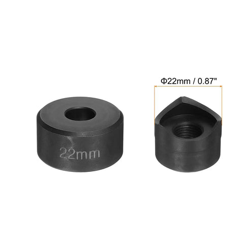 22mm Sheet Metal Punch Kit Heavy Duty Workhorse Bearing Steel Manual Knockout Punch with precise holes for metal plates and sinks