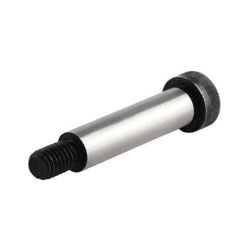 Two Pack Alloy Steel Shoulder Bolts With Half Inch Shoulder Diameter And Two Inch Length, Three Eighths UNC Thread, Hex Socket Head