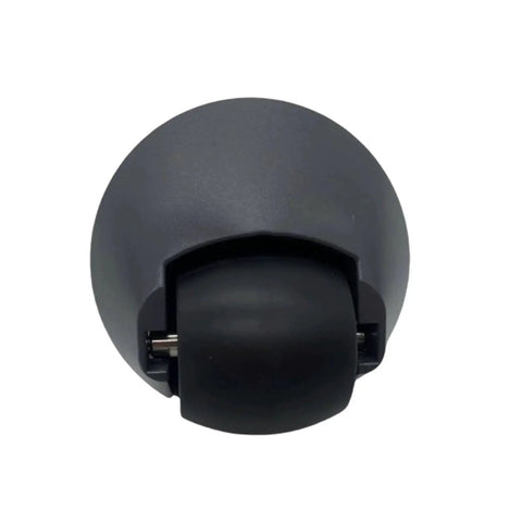 Front view of Front Omni Directional Wheel Replacement For Roborock S5 Max S6 Pure S7 S7 MaxV Q7 Max Robotic Vacuum Cleaners Caster Black