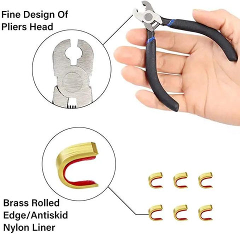 Must Have Archery Bow Square Nocking Pliers Kit For Recurve And Compound Bow Stringing Nocking Buckle Pliers shown with details