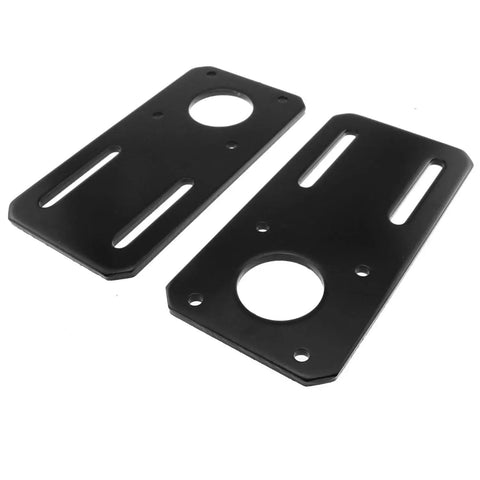 Versatile 2 Pack Motor Mount And Bracket For NEMA 17 Stepper Motor In Steel Construction With End And Bottom Mounting Options