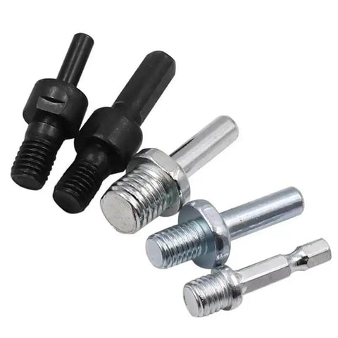 Black and silver Hand Electric Drill Polisher Conversion Rod For Angle Grinder Polishing Wheel Attachment Cutting Disc Adapter
