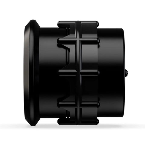 Side view of 52mm Car Gauge Kit With Digital Display Pointer And 7 Color Backlight For Oil Pressure PSI showcasing black housing.