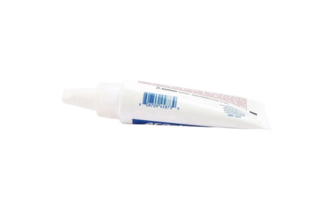 Side view of GM Original Equipment Thread Sealant 10 2024 1.69 Oz For Automotive Use, OEM Grade Sealant in a white tube