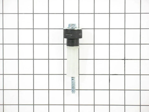 Front view of Washer Bolt Assembly Replacement Part FAA31690709 against grid background, compatible with select LG and Kenmore models.