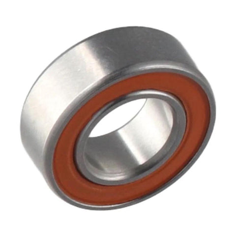 Ball bearing 7x14x5mm, stainless steel with orange seal