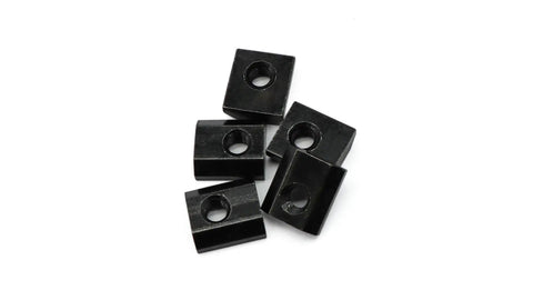 Economy Slide In T Nuts 1/4-20 For T Slot Track Fits 15 Series Or 1.5 Inch Aluminum Extrusion Black 20 Pack