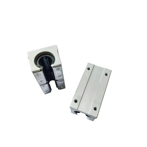 Set Of 2 20mm SBR20 LUU Linear Bearing Blocks Long Slide Pillow Blocks For 20mm Linear Guide Rail Aluminum CNC Router Parts Heavy Duty