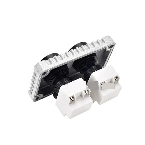 Explosion Proof Waterproof Start Stop Momentary 10A Push Button Switch Control Box With IP65 Aluminum Electrical Junction Box Four Button