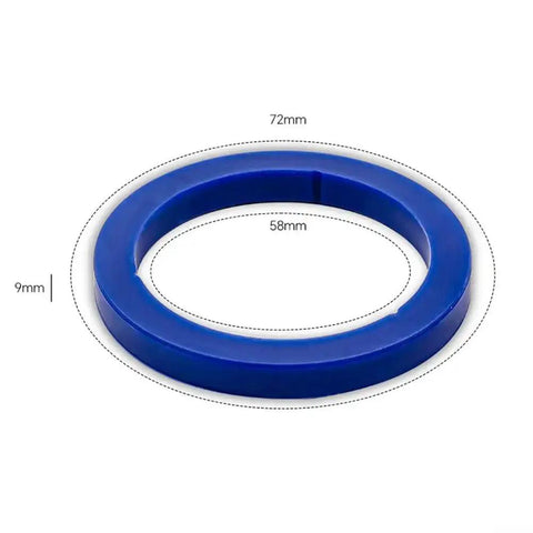 9Mm Silicone Espresso Group Head Gasket Seal For E61 Espresso Machines Blue Replacement Ring 72Mm Od 58Mm Id