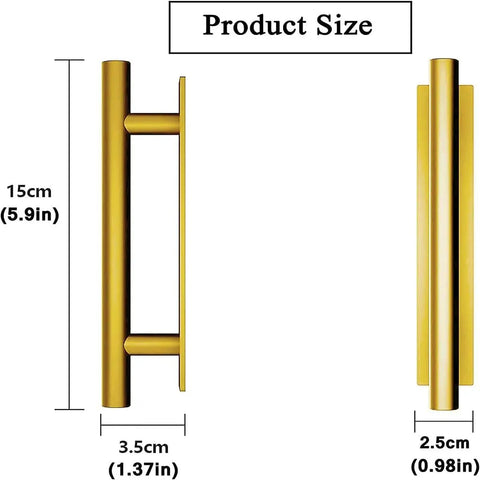 Self Stick Push Pull Cabinet Handles 8 Pack Hidden ABS Plastic Drawer Wardrobe Window Door Handles For Kitchen Bedroom Bathroom Easy Install Multi Purpose Furniture Hardware For Cabinets And Drawers showing product dimensions 15x3.5x2.5 cm