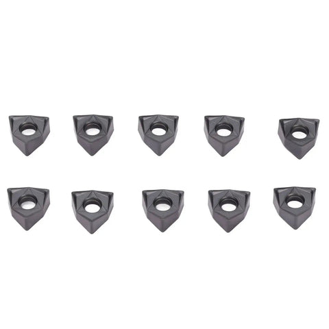Premium Black Coated Carbide Indexable Turning Inserts For CNC Lathe Milling 10 Pieces Top Notch Pro Grade High Precision Cutting Tools For Steel Wood And Plastic With Superior Heat And Wear Resistance By DANAIXZ