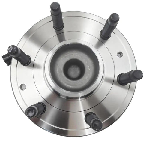 Top view of Six Lug Front Wheel Hub And Bearing Assembly NT515054 for 1999-2006 Chevy Silverado 1500 2WD, OE quality.