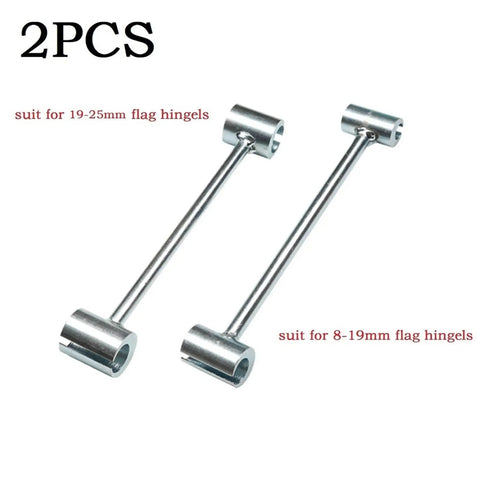 4 In 1 Door Hinge Adjustment Tool For 8 To 25mm Hinges Wrench And Bender Gap Repair Ideal For Aligning Tightening And Adjusting Doors Heavy Duty Black Finish 2 Pack - metal tools for hinge adjustment
