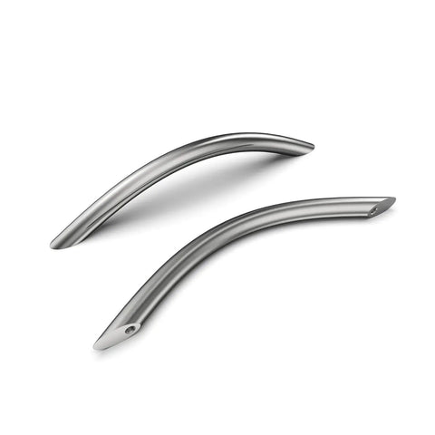 10 Pack 5 Inch Brushed Nickel Cabinet Pulls Arched Drawer Handles Solid Metal Hardware