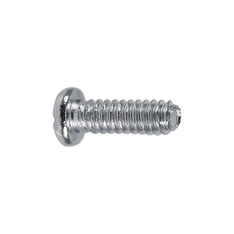 Close-up of a shiny metal screw from 600 Piece Tiny Screw And Nut Assortment Kit With 12 Sizes M1, M1.2, M1.4, M1.6 For Watches And Glasses
