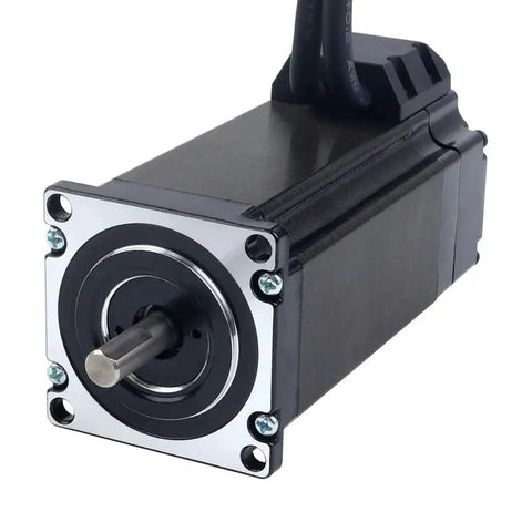 Closed Loop Stepper Motor Kit For CNC Systems With 3 Nm Torque Nema 23 Two Phase Four Lead Motor front view