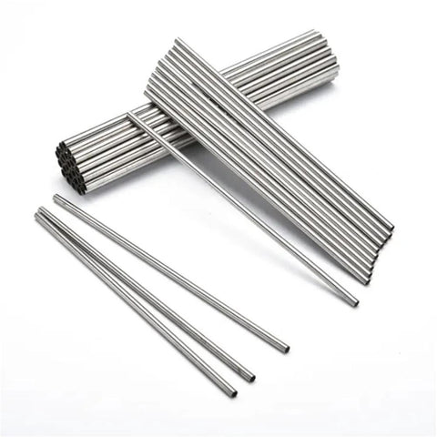 JoyTube 5/16 in OD 304 stainless steel tube, 8 in length, 1/50 in wall, weldable round tubing, 4 pcs