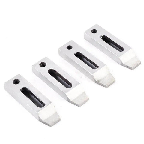 Set Of 4 Magnetic Jig Clamps For Wire EDM Fixture Boards In Stainless Steel With M8 By 1.25 Screws, Adjustable Leveling