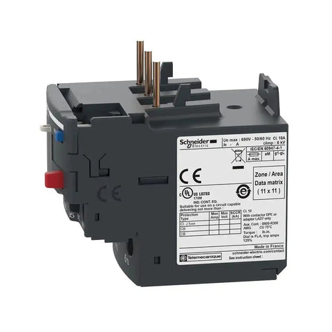 TeSys DPER32 Thermal Overload Relay with Manual and Auto Reset, Screw Clamp Terminals, 23 to 32 Amp Load Protection, side view