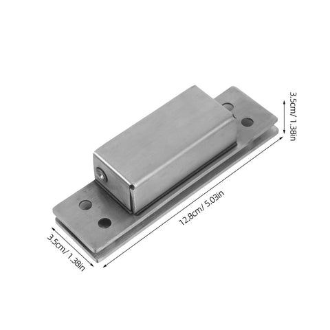 Concealed Adjustable 5 Inch Square Stainless Steel Wood Door Hinge For Hidden Cabinets And Bookcases, Super Solid Pivot Hinge