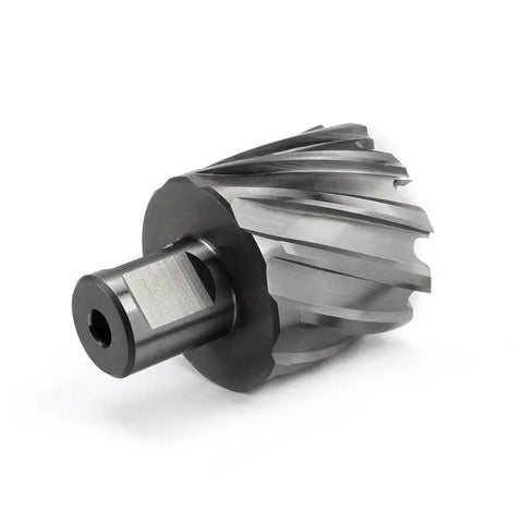 Annular Cutter For Magnetic Drill Press Kit 1-5/8 Inch Diameter 3/4 Weldon Shank HSS Slugger Bit With Pilot Pin Includes Plastic Case Re Sharpenable