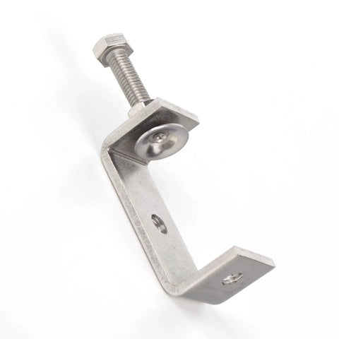 Kyien 65mm stainless steel C-clamp for woodworking, adjustable wide jaw, heavy-duty tool