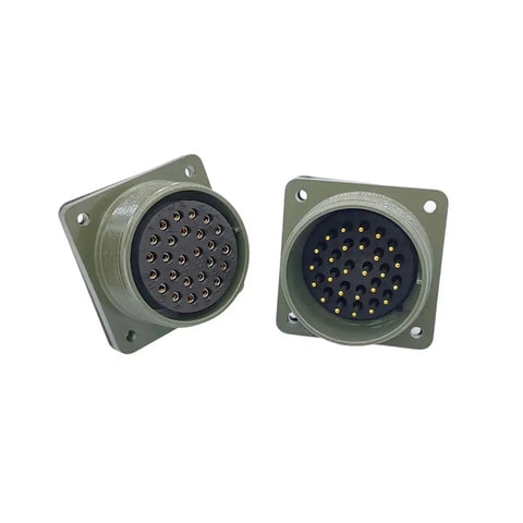 Military Grade MIL C Circular Connector 28 11 To 28 12 Series Plug 3108 28 12S MIL STD Compliant for Aerospace Harnesses