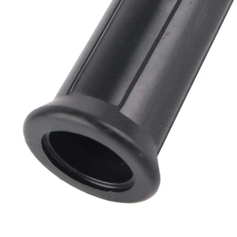 Close-up of black handle for Dual Head Metal Sheet Cutter And Nibbler Drill For Circle Cutting And Machining.