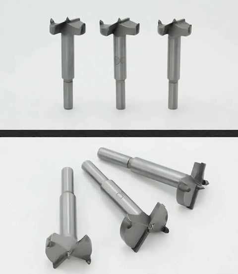 40mm Forstner Auger Drill Bit for Precision Woodworking and Plywood Holes, Flat Wing Cutting, Clean Edges, Carbide Tip, Round Shank, Easy Hole Punching.