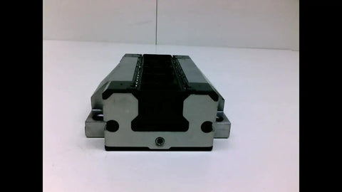 Front view of Runner Block 35mm Linear Slide Carriage with sealed ball bearing for rail systems, ideal for industrial motion control.