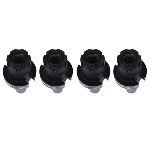 Four-piece ER25 Collet Chuck Tool Holder Set For CNC Milling And Engraving Machines, high precision with 70mm projection length.
