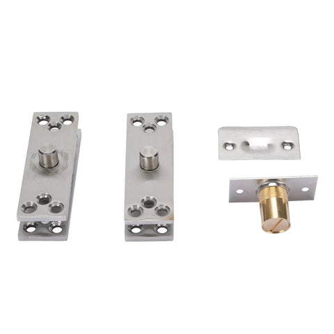 Hidden Door Hinge With 360 Degree Pivot, Heavy Duty Stainless Steel Concealed Hinge For Secret Doors, Bookcase And Murphy Beds